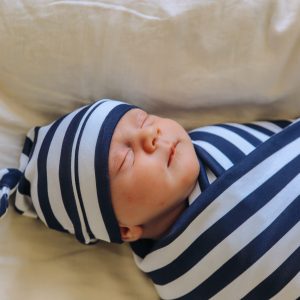 Organic Baby Love | Organic Swaddle with beanie | Cove